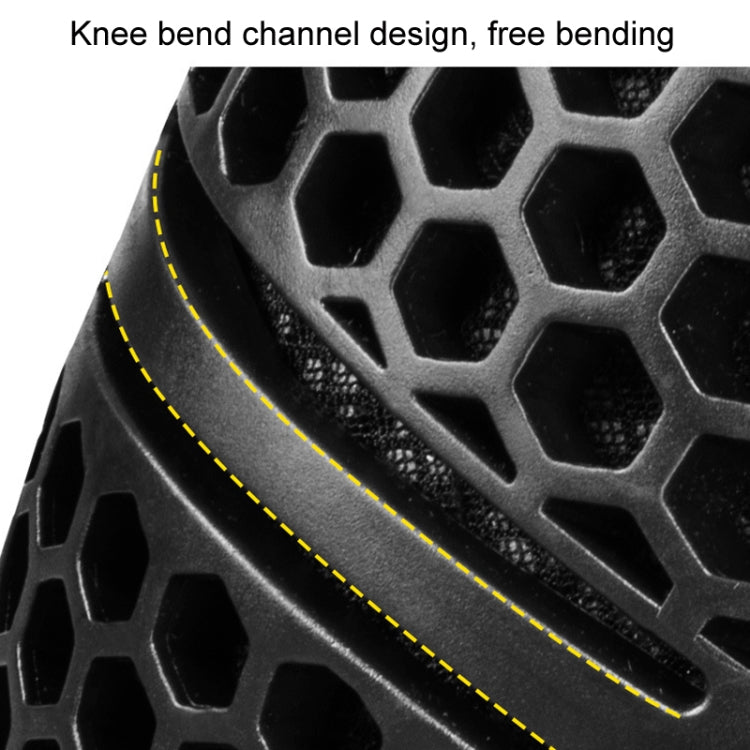 SULAITE Cycling Honeycomb Breathable Heat Dissipation Motorcycle Adjustable Protective Gear, Style: 2pcs /Set Knee Pads - free shipping - PMC TechLife - Order now!