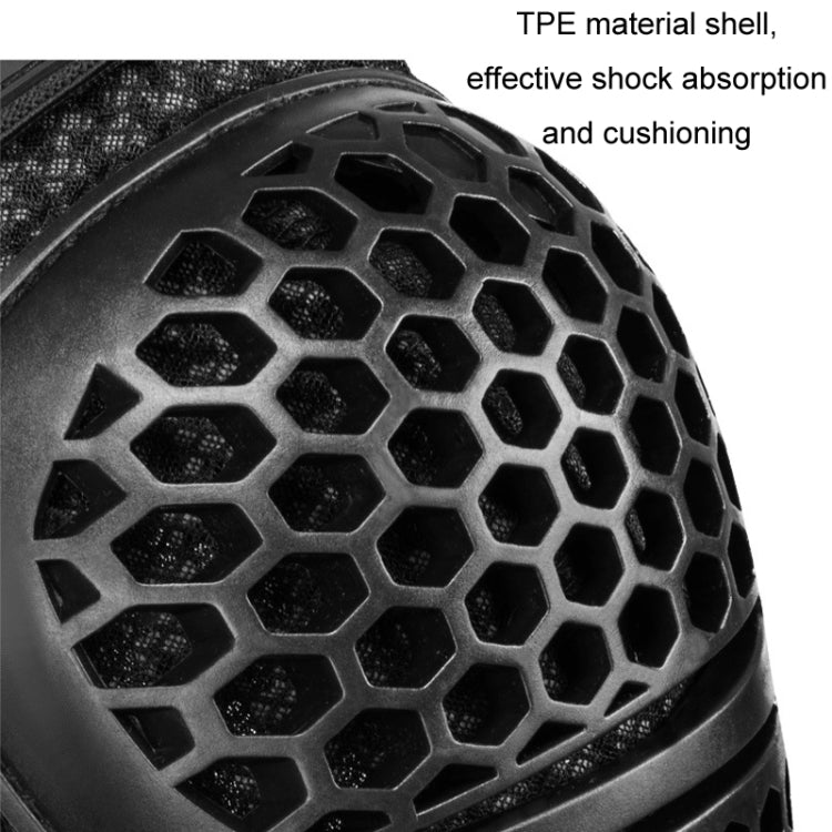 SULAITE Cycling Honeycomb Breathable Heat Dissipation Motorcycle Adjustable Protective Gear, Style: 4pcs /Set Knee Elbow Pads - free shipping - PMC TechLife - Order now!