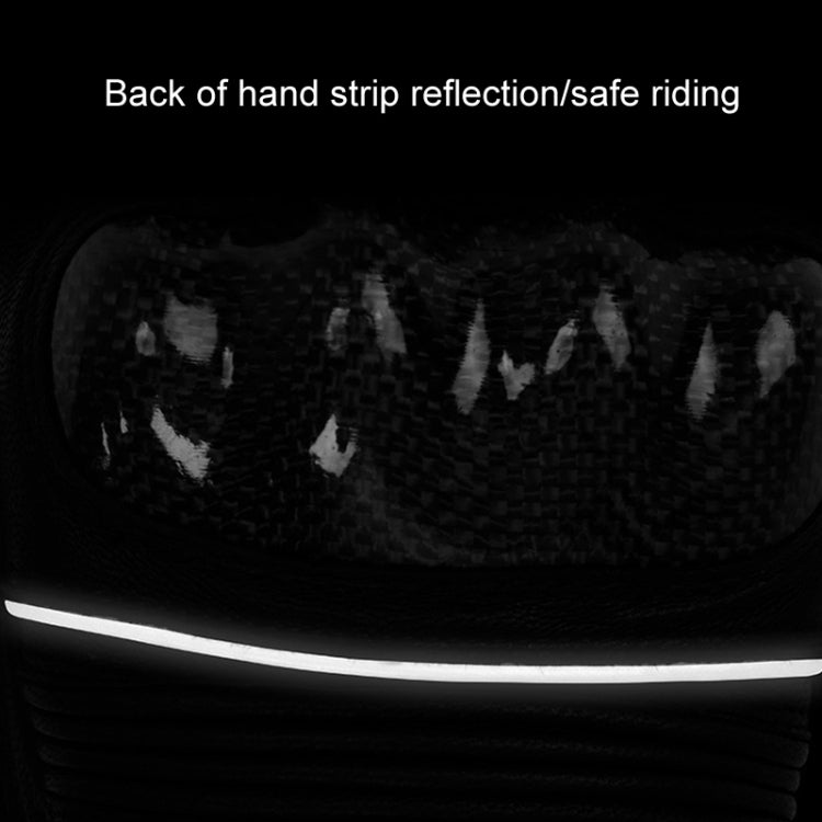 SULAITE Motorcycle Sheepskin Carbon Fiber Breathable Half-finger Riding Gloves, Size: L(Black)