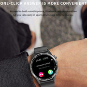 F400  1.55 Inch Screen Smart Watch Support ECG/ Blood Oxygen / Blood Sugar / 150+ Sports Mode, Color: Black Silicone