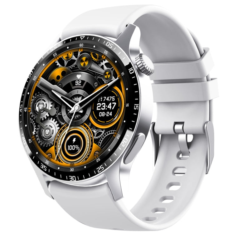 F207 Smart Watch 1.35-Inch Narrow Edge Screen Supports Bluetooth Calls / 24H Health Monitoring / 150+ Sports Modes, Color: Silver Gray Silicone - free shipping - PMC TechLife - Order now!