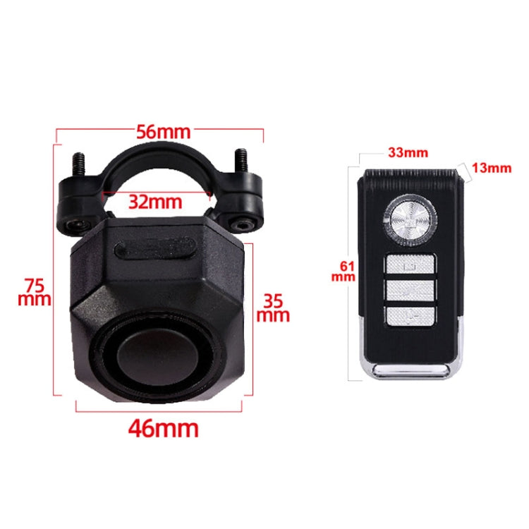 SF32R+03C Electric Motorcycle / Bike Anti-theft Alarm Home Wiring Free Vibration Alarm - Security Alarm System by PMC TechLife | Online Shopping South Africa | PMC TechLife | Buy Now Pay Later Mobicred