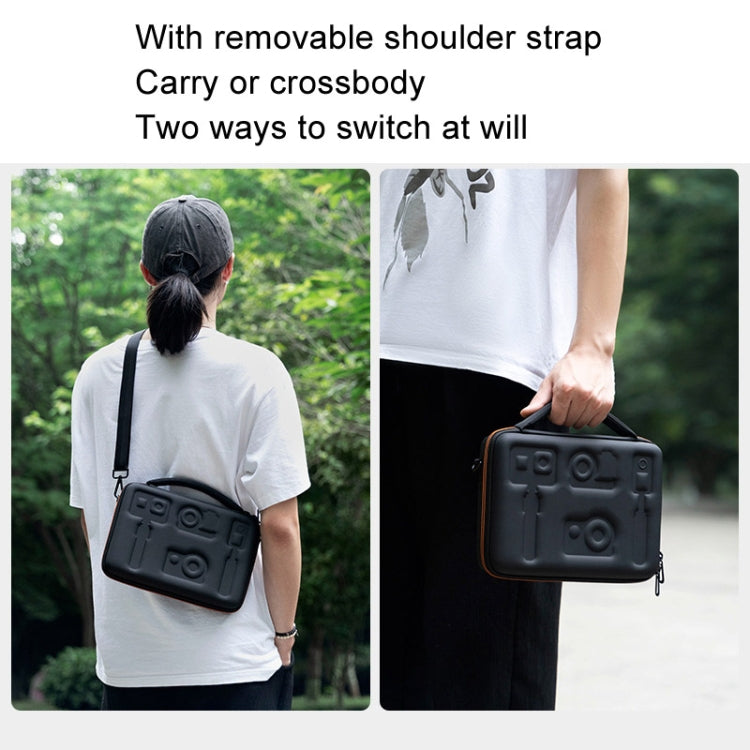 Cwatcun H91 Medium Sports Camera Case Portable Waterproof EVA Digital Camera Storage Bag(Black) - free shipping - PMC TechLife - Order now!