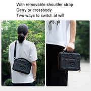 Cwatcun H91 Medium Sports Camera Case Portable Water-resistant EVA Digital Camera Storage Bag(Black)
