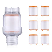Household Washing Machine Electrical Water Heater Water Purification Filter With 6 Cartridges, Style: Faucet Filter