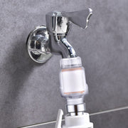 Household Washing Machine Electrical Water Heater Water Purification Filter With 6 Cartridges, Style: Faucet Filter