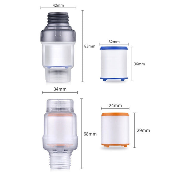 Household Washing Machine Electrical Water Heater Water Purification Filter With 6 Cartridges, Style: Faucet Filter
