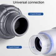 Household Washing Machine Electrical Water Heater Water Purification Filter With 6 Cartridges, Style: Faucet Filter