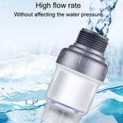 Household Washing Machine Electrical Water Heater Water Purification Filter With 6 Cartridges, Style: Faucet Filter