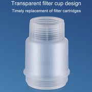 Household Washing Machine Electrical Water Heater Water Purification Filter With 6 Cartridges, Style: Faucet Filter