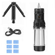3 in 1 LED Mosquito Repellent Camping Light Magnetic Outdoor Tent Light(W8122 Black) - Camping Lighting by PMc TechLife | Online Shopping South Africa | PMc TechLife | Buy Now Pay Later Mobicred