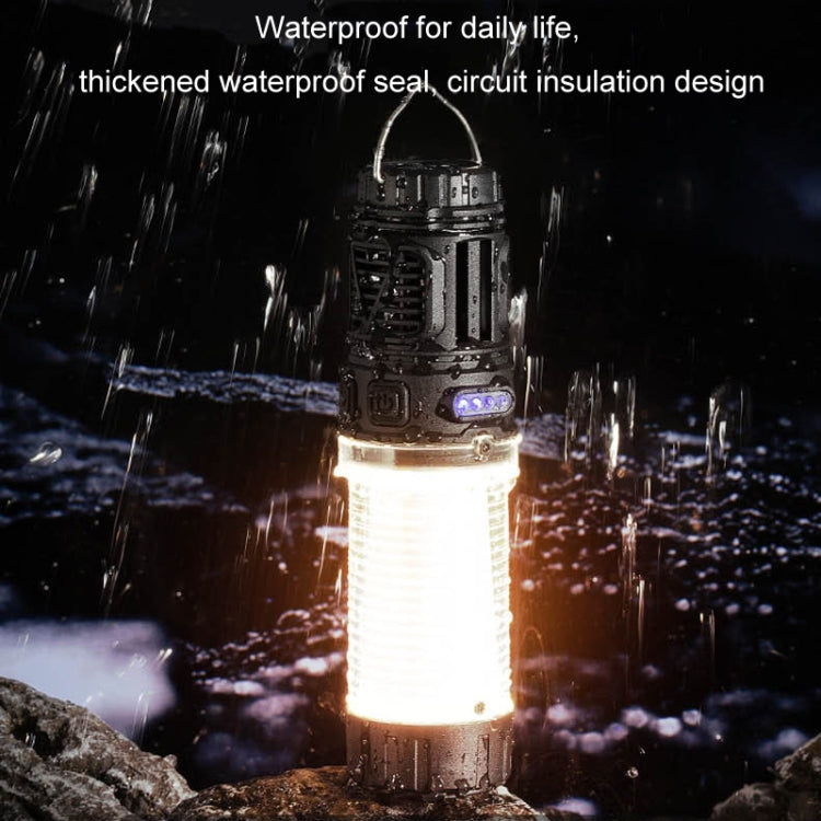 3 in 1 LED Mosquito Repellent Camping Light Magnetic Outdoor Tent Light(W8122 Black)