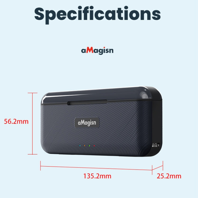 AMagisn Portable Fast Charge Hub For GoPro HERO12 Black / HERO11 Black / HERO10 Black / HERO9 Black - Charger by aMagisn | Online Shopping South Africa | PMC TechLife | Buy Now Pay Later Mobicred