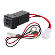 For Toyota Corolla / Levin / Avalon / Prado / Wildlander / Camry Dual-USB Modified Car Charger, Model: Insurance Box Cord - DIY Modified Charger by PMC TechLife | Online Shopping South Africa | PMC TechLife | Buy Now Pay Later Mobicred