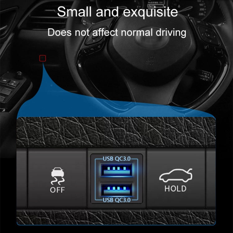 For Toyota Corolla / Levin / Avalon / Prado / Wildlander / Camry Dual-USB Modified Car Charger, Model: Insurance Box Cord - DIY Modified Charger by PMC TechLife | Online Shopping South Africa | PMC TechLife | Buy Now Pay Later Mobicred