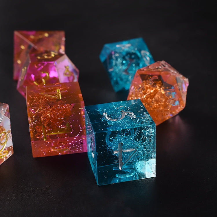 Silicone Dice Resin Molds with 7 Standard Polyhedral Stereoscopic Dice Cavities - Arts & Crafts by PMC TechLife | Online Shopping South Africa | PMC TechLife | Buy Now Pay Later Mobicred