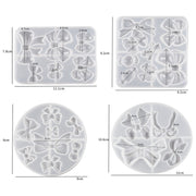 Bowknot Hairpin Jewelry Silicone Molds DIY Epoxy Resin Casting Mould Style 001