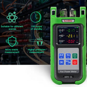 Komshine KPN-35 High Precision PON Optical Power Meter 1310/1490/1550nm Fiber Tester(SC/APC Interface)
