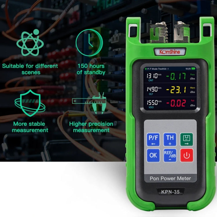 Komshine KPN-35 High Precision PON Optical Power Meter 1310/1490/1550nm Fiber Tester(SC/APC Interface)