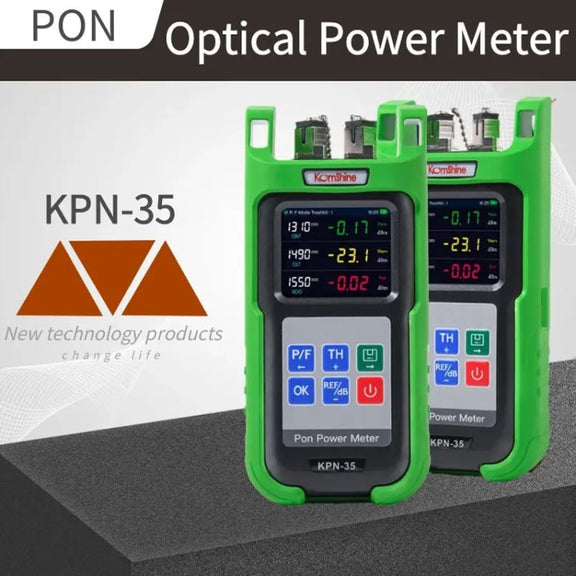 Komshine KPN-35 High Precision PON Optical Power Meter 1310/1490/1550nm Fiber Tester(SC/UPC Interface)