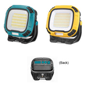 COB Work Lilight Type-C Charging Outdoor Lighting Floodlight(W892-1 Yellow Without Battery)
