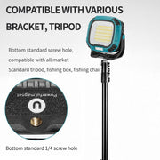 COB Work Lilight Type-C Charging Outdoor Lighting Floodlight(W892-1 Yellow Without Battery)