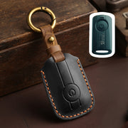 For YAMAHA NMAX155/XMAX300/Aerox/Jauns Hallmo Motorcycle Key Cover, Color: 1 Key Black Hollowed