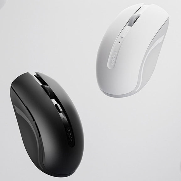 Rapoo M350G Bluetooth/2.4G Wireless Mouse Office Desktop Laptop Mute Mouse(White)