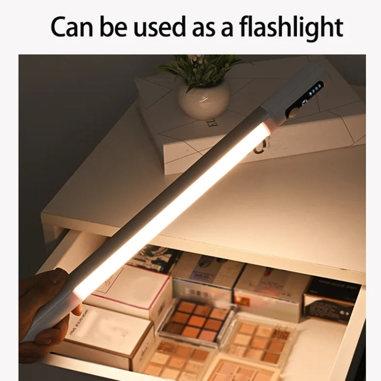 Rechargeable Under Cabinet LED Motion Sensor Night Light with Digital Display 2000mAH(Black)