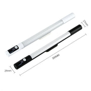 Rechargeable Under Cabinet LED Motion Sensor Night Light with Digital Display 2000mAH(Black)