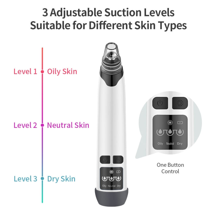 KS-X007 Electric Heating Hot Compress Pore Cleaner Home Facial Blackhead Acne Remover(White) - free shipping - PMC Jewellery - Order now!