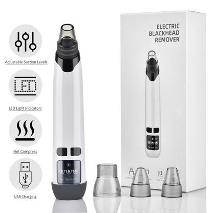 KS-X007 Electric Heating Hot Compress Pore Cleaner Home Facial Blackhead Acne Remover(White) - free shipping - PMC Jewellery - Order now!