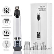 KS-X007 Electric Heating Hot Compress Pore Cleaner Home Facial Blackhead Acne Remover(White)