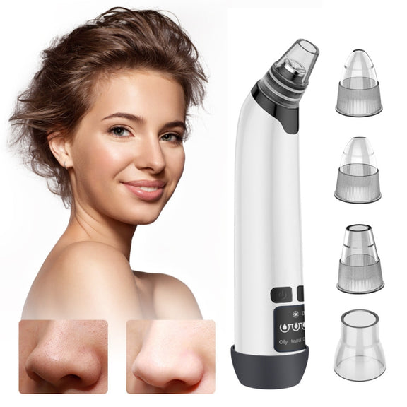 KS-X007 Electric Heating Hot Compress Pore Cleaner Home Facial Blackhead Acne Remover(White)