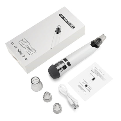 KS-X007 Electric Heating Hot Compress Pore Cleaner Home Facial Blackhead Acne Remover(White) - free shipping - PMC Jewellery - Order now!