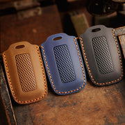 For Honda NS125LA/Lead125/PCX160/Forza 350 Hallmo Motorcycle Key Case, Color: 3 Keys Black