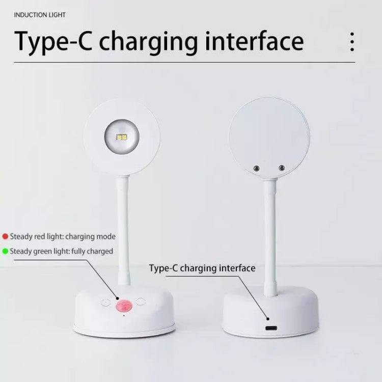 Rechargeable LED Motion Sensor Wireless Spotlight Dimmable Picture Light 2000mAH(White)