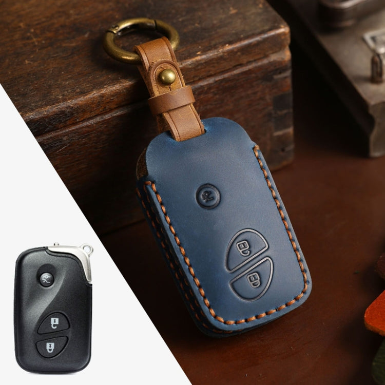 For Lexus RX270/ES240/LX570 Hallmo Car Key Cover, Color: 3 Keys Blue - Car Key Cases by Hallmo | Online Shopping South Africa | PMC TechLife | Buy Now Pay Later Mobicred