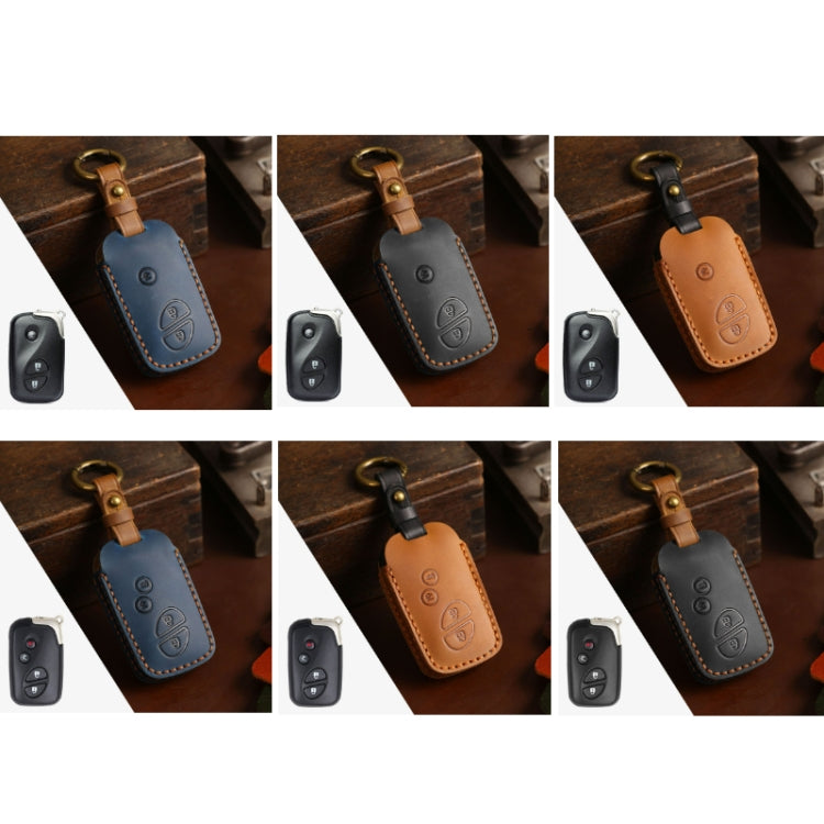 For Lexus RX270/ES240/LX570 Hallmo Car Key Cover, Color: 3 Keys Blue - Car Key Cases by Hallmo | Online Shopping South Africa | PMC TechLife | Buy Now Pay Later Mobicred