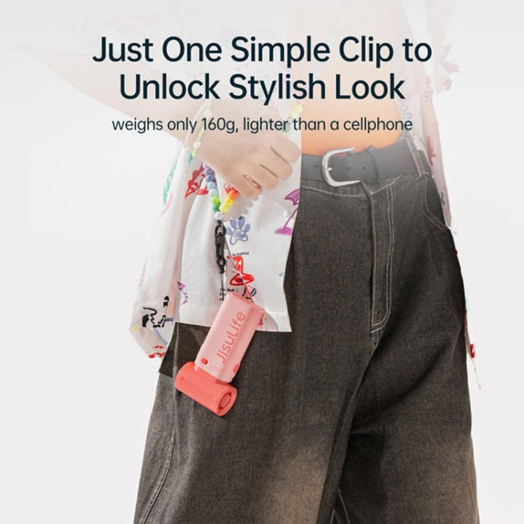 JisuLife Life9 High Speed Handheld Small Fan Mini Portable USB Rechargeable Desktop Cooling Electric Fan, Battery Capacity: 3600mAh(Gray) - free shipping - PMC Jewellery - Order now!