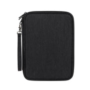 SM08 Large Capacity Water-resistant Portable Double-layer Digital Storage Bag, Size: L(Black)
