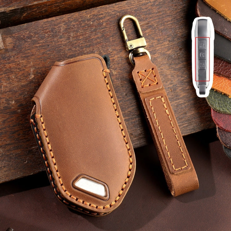 For Kia 2024 Hallmo Car Key Protective Cover, Color: 7 Keys Brown - Car Key Cases by Hallmo | Online Shopping South Africa | PMC TechLife | Buy Now Pay Later Mobicred