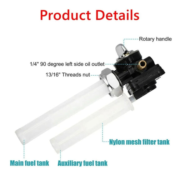 For Harley FLST FXST FLT 1995-2001 61338-94D 22mm Fuel Valve Petcock With Male Thread