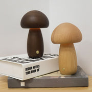 Mushroom Shape Night Light Touch Control Dimmable Bedside Atmosphere Lamp, Style: A Type Beech