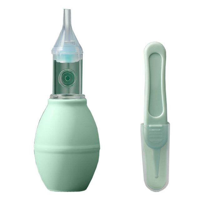 TEN-M JOURNEY Baby Anti-Reflux Nasal Aspirator Infant Pump Type Nasal Cleanser(Green)