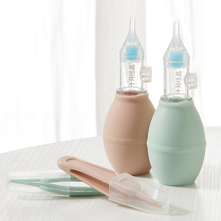 TEN-M JOURNEY Baby Anti-Reflux Nasal Aspirator Infant Pump Type Nasal Cleanser(Green)