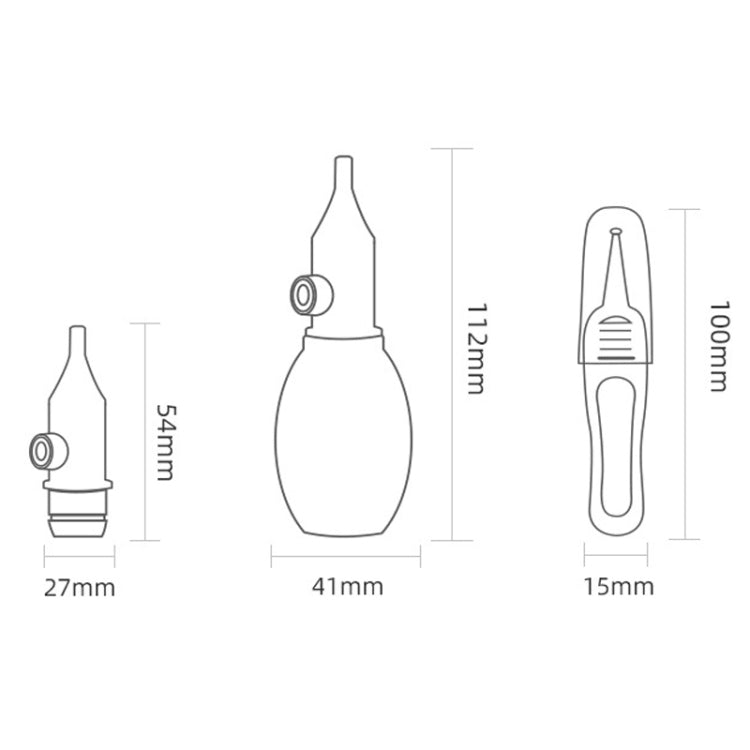 TEN-M JOURNEY Baby Anti-Reflux Nasal Aspirator Infant Pump Type Nasal Cleanser(Green)
