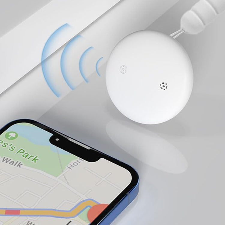 For Apple Series S10 Round Smart Global Anti-Lost Device IP67 Waterproof Locator(White) - Pet Tracker by PMC TechLife | Online Shopping South Africa | PMC TechLife | Buy Now Pay Later Mobicred