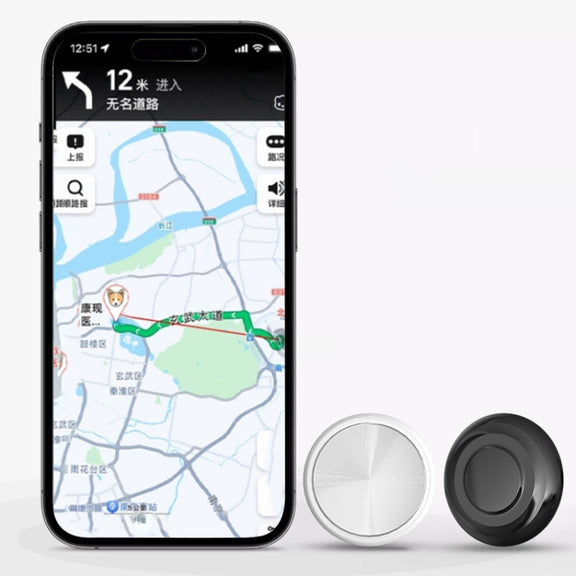 For Apple Series Global Positioning Smart Anti-Lost Device Mini GPS Pet Locator(White)