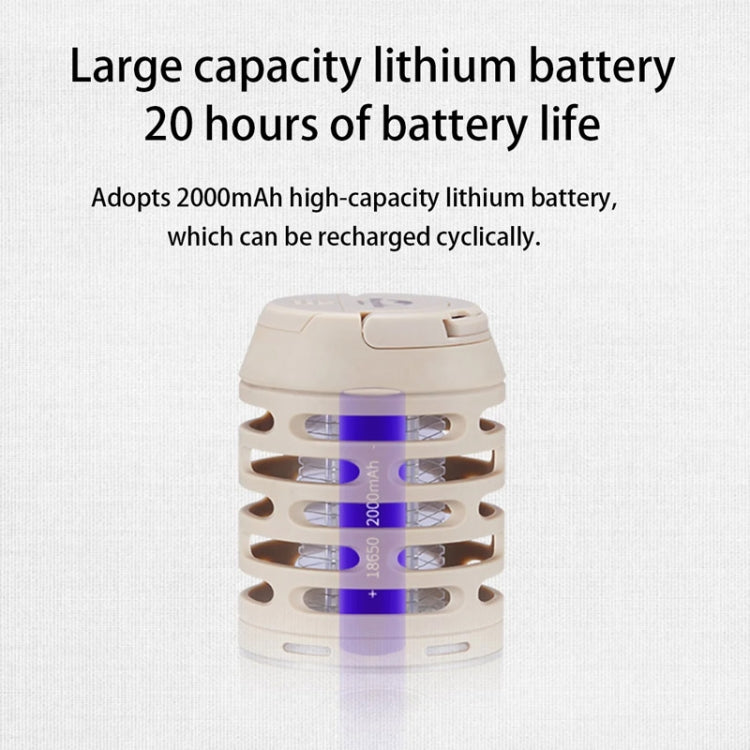 Naturehike Lighting Mosquito Killer Outdoor Camping Water-resistant Mosquito Repellent Lamp(Khaki)